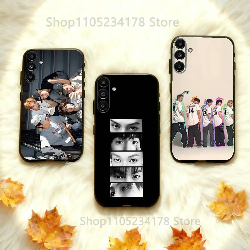 

K-Kpop C-CORTIS GO For Samsung Galaxy A73,52,32,71,41,53,31,72,22,5G,J7,Note,8,9 Soft Black Dust-proof Cover