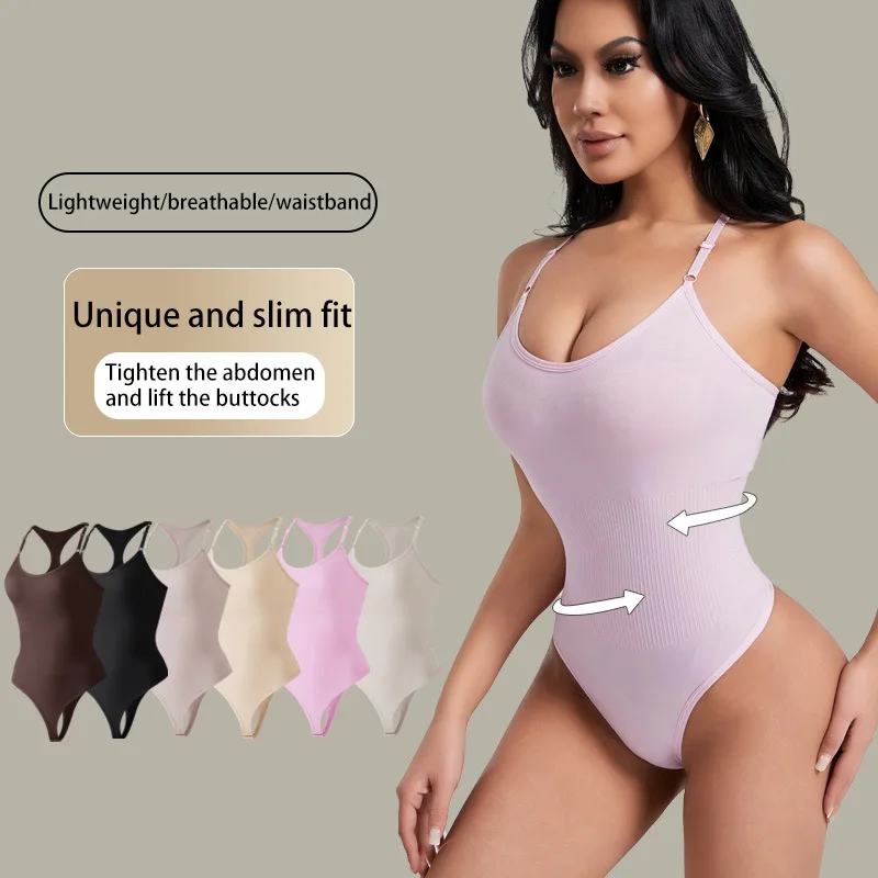 

Body Shaping Vest T-breasted Bodysuit Postpartum Shapewear Waist Trainer Women Body Shapers Sexy Plus Size Ladies Corset Shaper