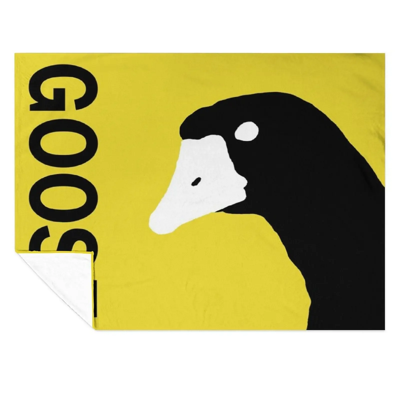 

The Goose Throw Blanket Warm Decorative Beds Flannel Fabric Plaid on the sofa Blankets