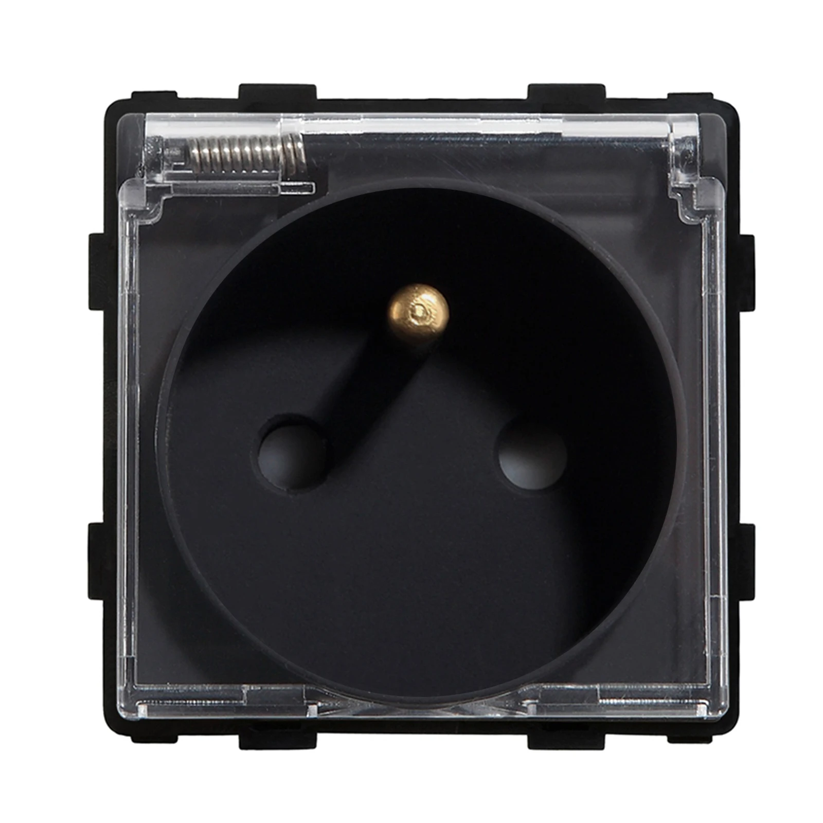 BSEED French Plug Wall Socket With Plastic Cover Function Key Free Combination Home Improvement Bathroom Outlet Waterproof 16A