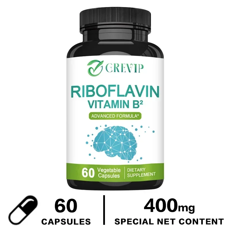 Vitamin B2( Riboflavin) 400mg - Energy, Skin and Cell Health, Nervous System Support