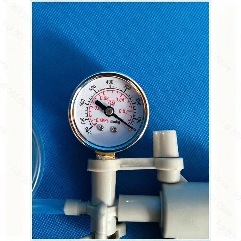Manual vacuum pump, suction filter , air , vacuum gun, extrusion  pump, with vacuum meter, laboratory use