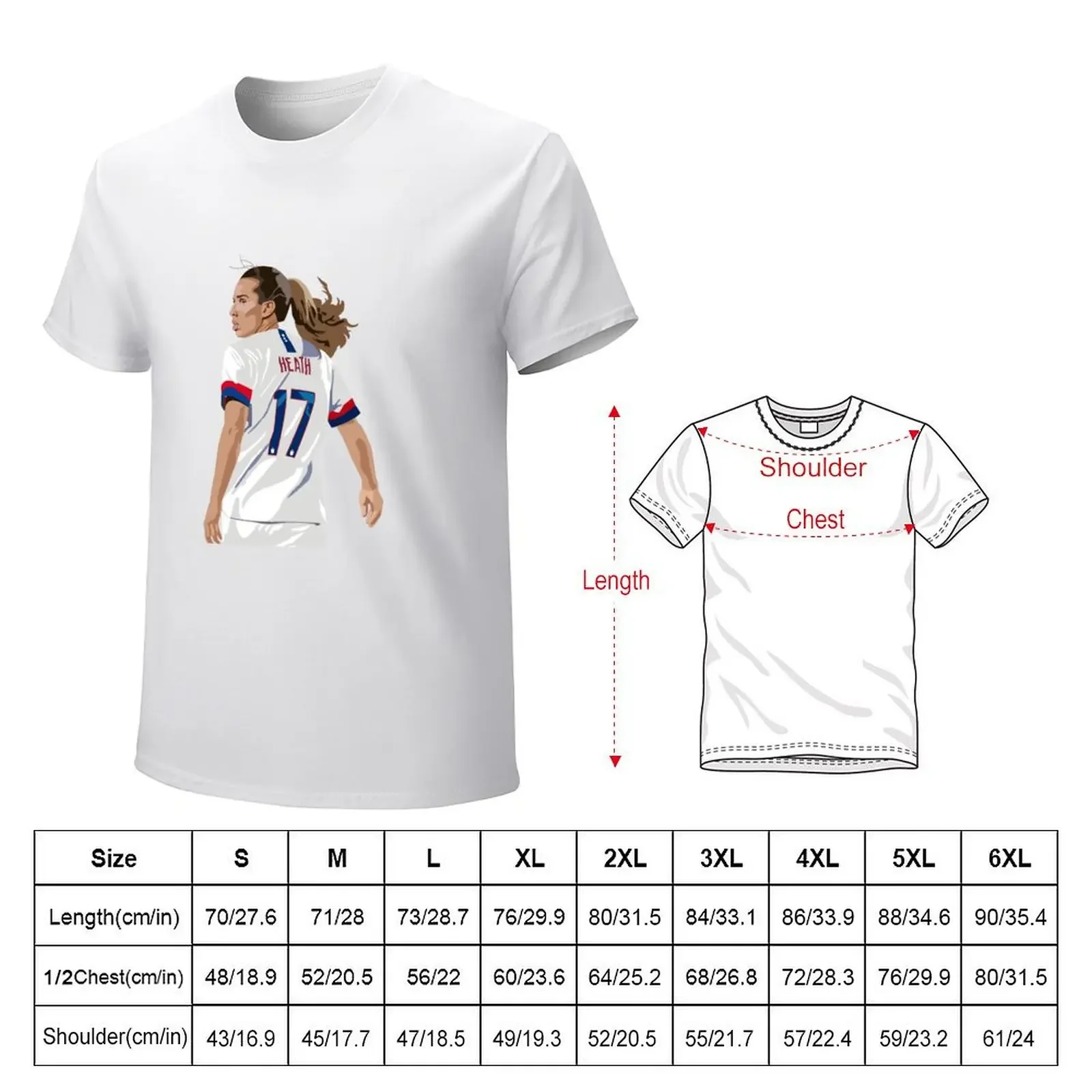 tobin heath away jersey T-shirt Short sleeve tee summer clothes funnys Aesthetic clothing designer t shirt men