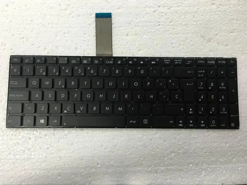 

Spanish keyboard for Asus FX50J FX50JK FX50JX FX550J FX550JD K550L K552E DX991C DX991CL DX992M DX992MD FL5000C FL5000CC