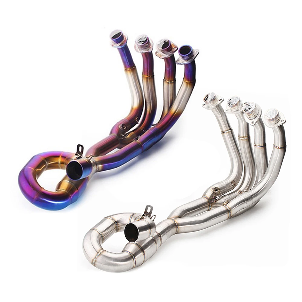 Complete stainless steel connection system ，Front exhaust pipe for motorcycle, modified fit for the YZF R6, 2006 - 2020