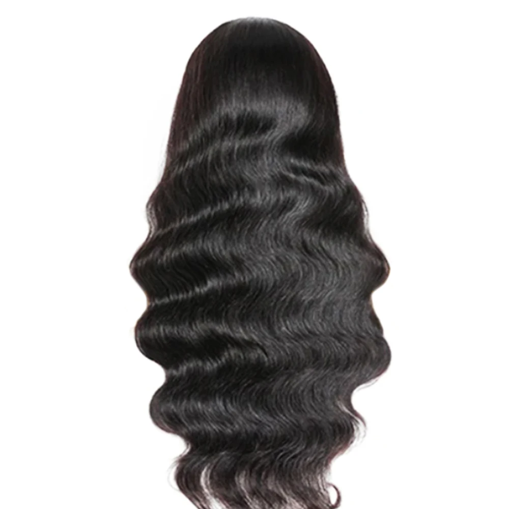 Pelucas onduladas de cuerpo de 30 pulgadas, cabello humano 13x4, pelucas frontales de encaje sin pegamento, pelucas de cabello brasileño de encaje transparente para mujeres