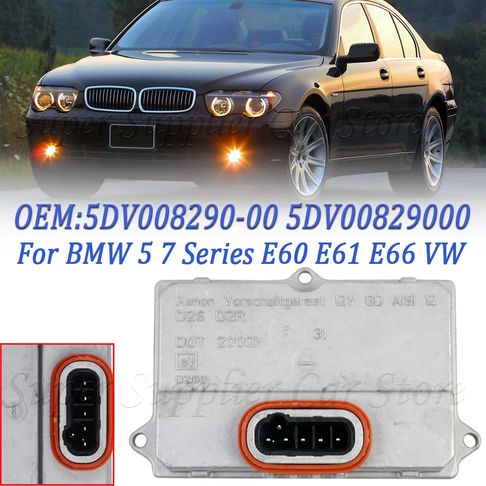 For Audi BMW E65 E60 X5 Z4 Mercedes-Benz Land Rover Xenon Headlight Ballast HID Unit Module D2S D2R 5DV008290-00 5DV00829000