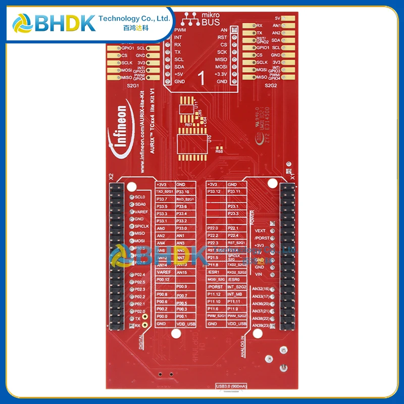 KITA2GTC334LITETOBO1 AURIX TC334 Lite Kit TriCore 32 Bit Automotive MCU Evaluation Board