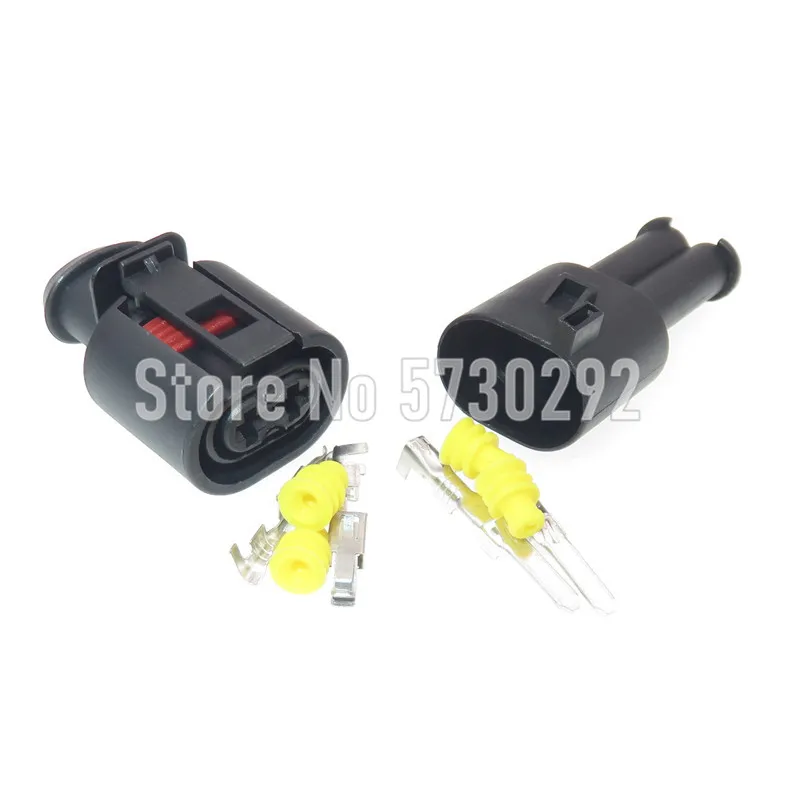 2P 6N0 927 997 357 973 202 Automotive Socket ABS Sensor Connector For VW Audi