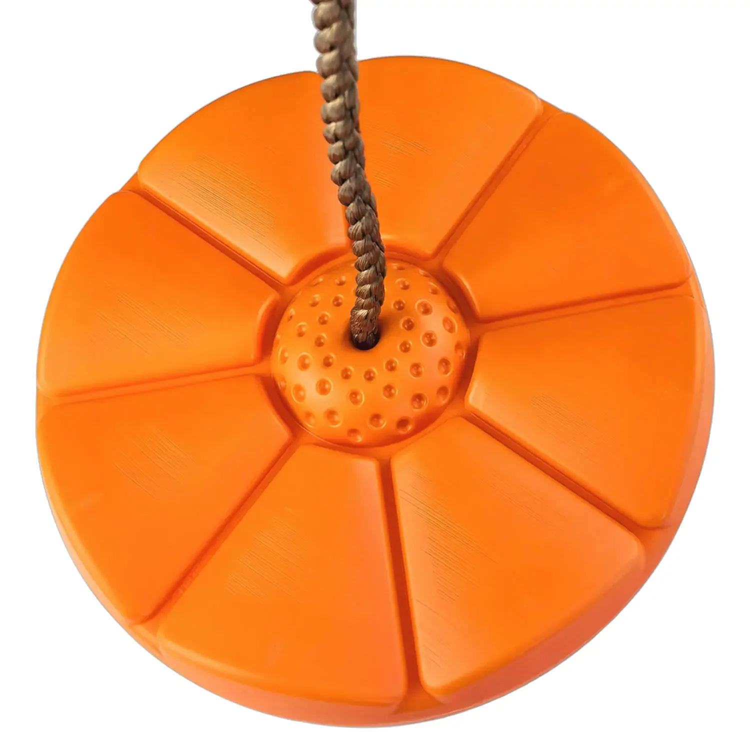 Children's Disc Swing Thickened Octagonal Petal Swing Garden Decompression Swing Indoor and Outdoor Height-Adjustable Toys