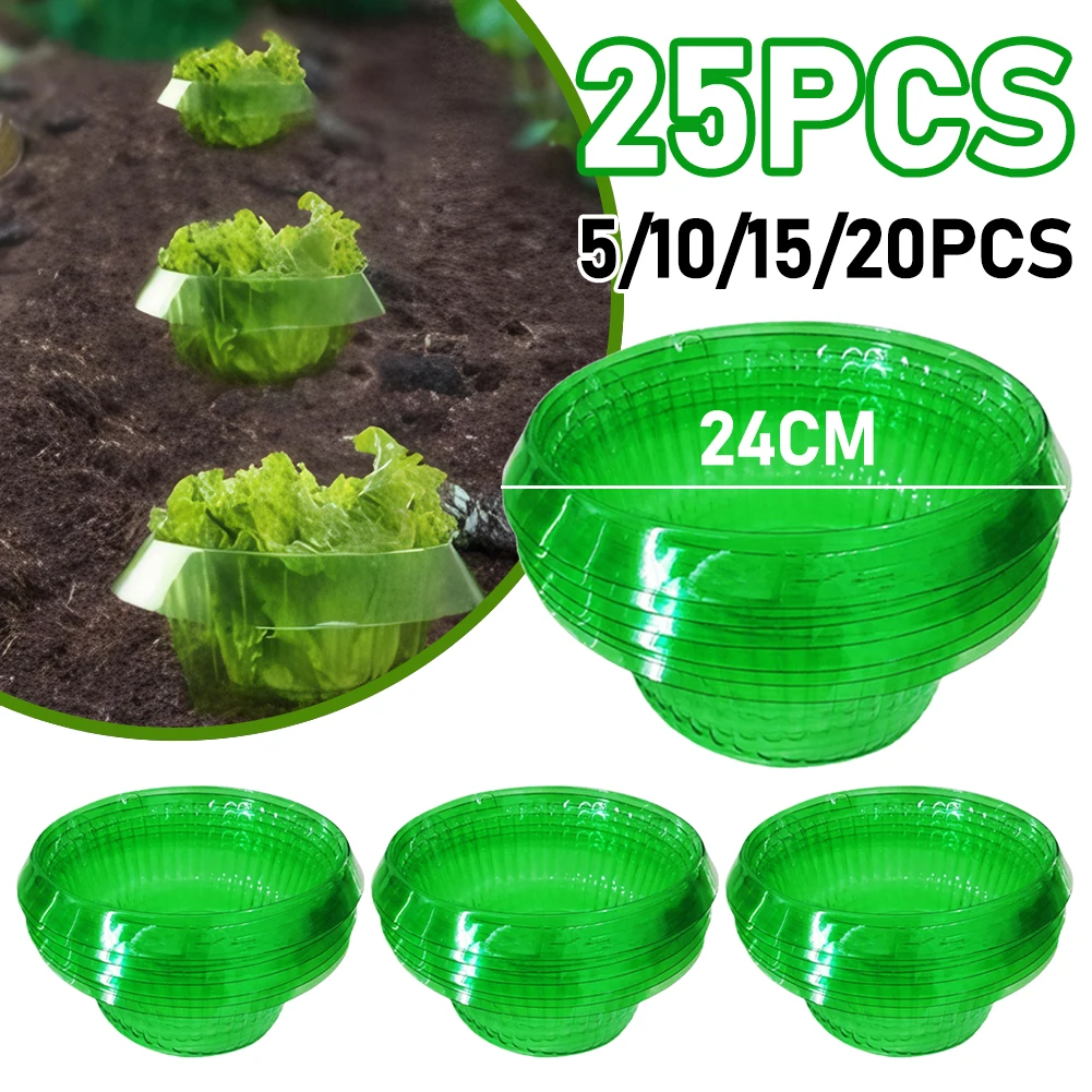 

5-25pcs Plants Snail Protection Rings Vegetable Green Planter Flower Pot Pest Control Trapper Repel Snails Garden Protects Tools