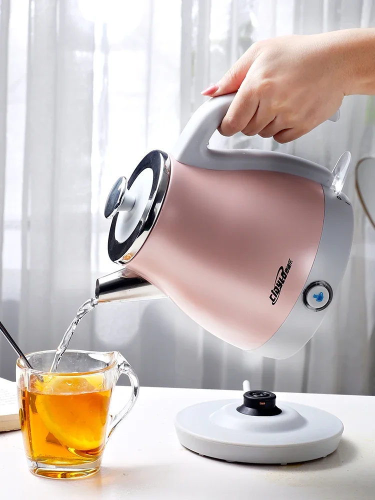 غلاية كهربائية سيديلو من الفولاذ المقاوم للصدأ ، غلاية مع عزل حراري ، مثالية لمحبي الشاي والقهوة ،