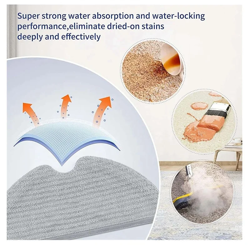 ABKR-Xiaomi Mijia 2C STYTJ03ZHM 로봇 진공 청소기 메인 사이드 브러시 필터 걸레 천 교체 부품 액세서리 키트