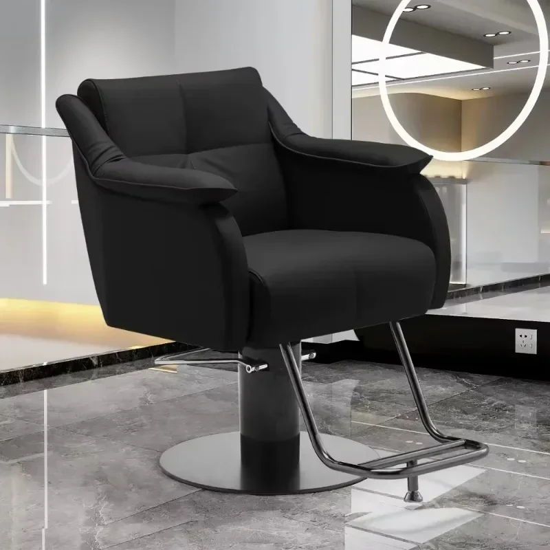 Trendy Aesthetic Barber Chair Luxury Simple Beauty Comfortable Hairdresser Chair Personalized Salon Kapperstoel Hair Furniture