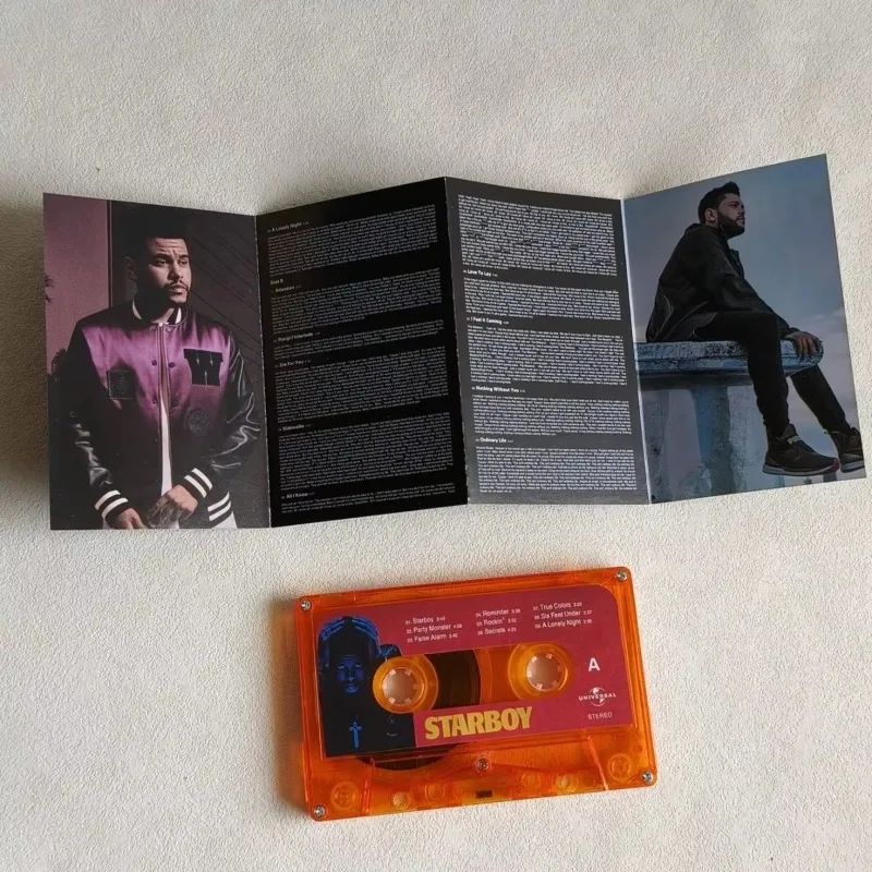 Retro Colorful Cassette Trendy R&B Style Tape Textured Listening Collectible Retro Music Walkman Carrier Tape
