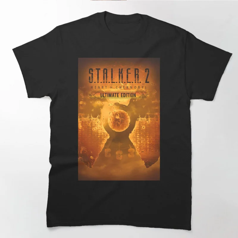 S.T.A.L.K.E.R. 2 Shadow of chernobyl 0813 Danger exclusion zone gift t shirt Videogame Stalker Graphic Clothes All size Tops