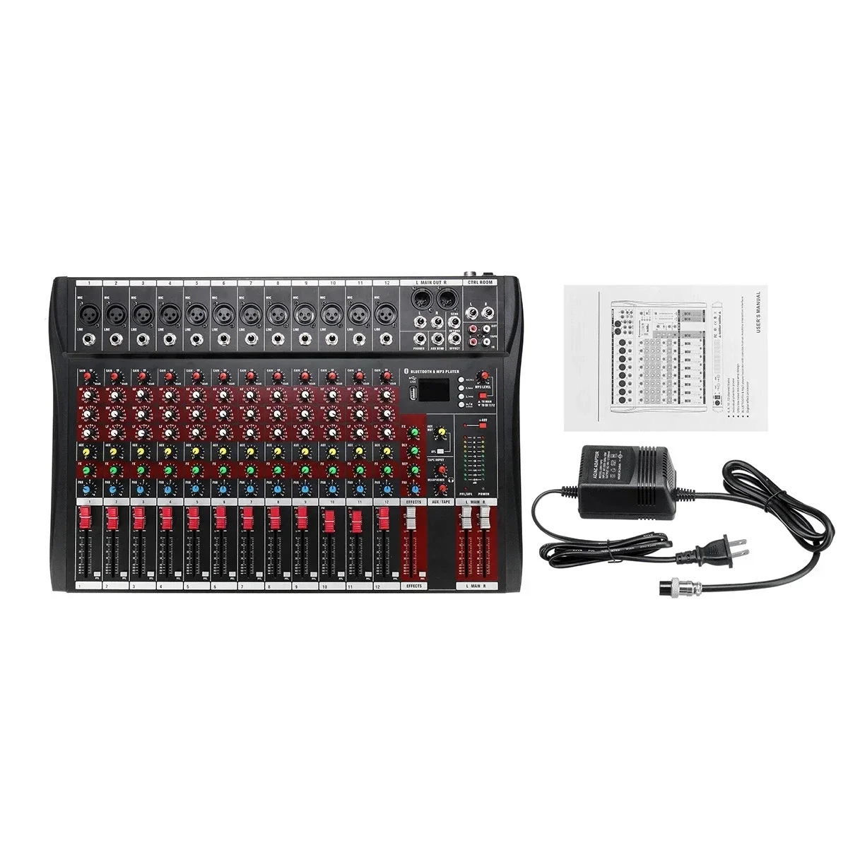 

Lane CT-120L Professional Audio Console Mixer Interface Professional Audio Mixer Power Mixer Amplifier 12 Channel