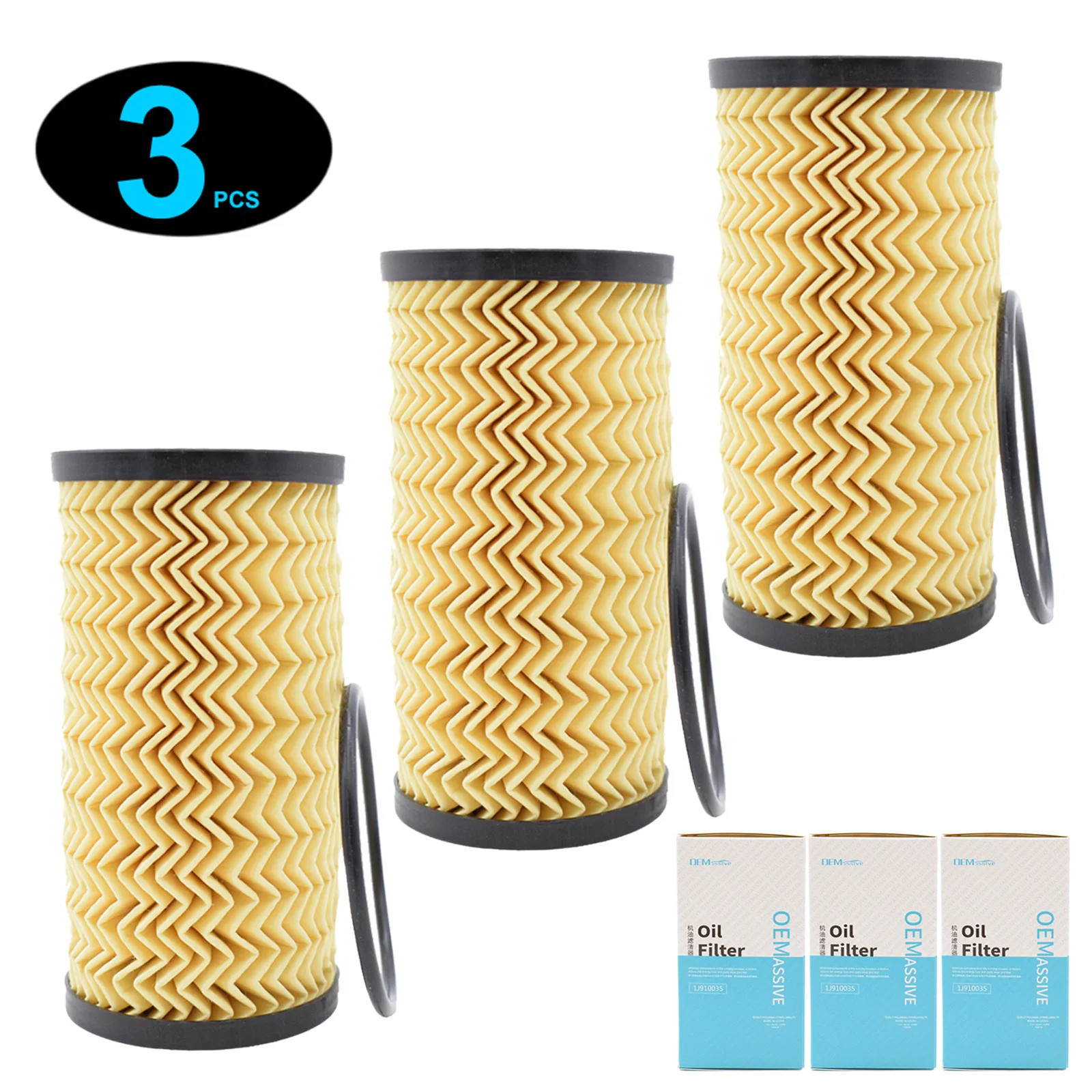 

3x масляный фильтр двигателя для Nissan Interstar Primastar Qashqai J10 X-Trail Opel Vauxhall Renault 15209-00Q0A 8200362442 93161665