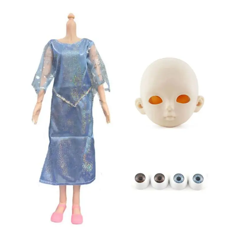 

Hot Sale 23.6 Inch BJD Dolls Kids Toys Body Eye Head Shoes Clothes Fast Shipping Birthday Christmas Present For Children DIY