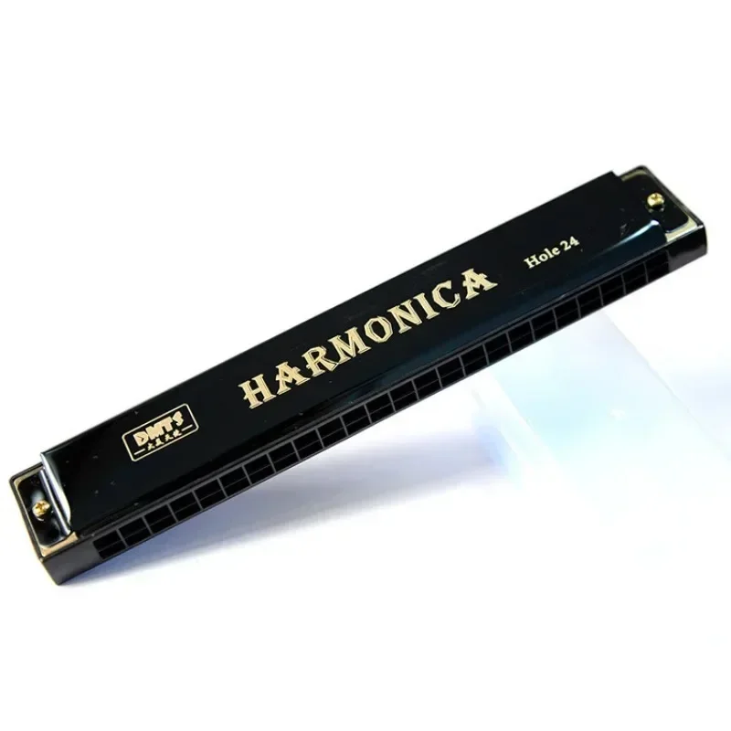 Professional 24 Hole Harmonica Mouth Metal Organ for Beginners Musical Instruments Harmonica