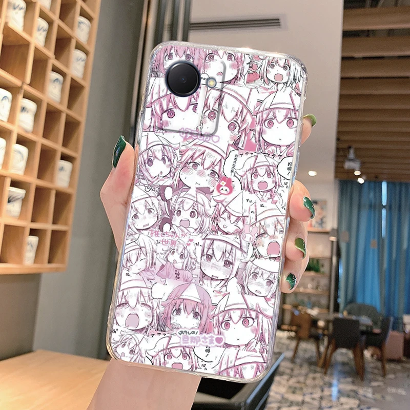 For Realme C30 C30S Case NARZO 50i Prime Phone Cover Japan Girls Cartoon Anime Coque Soft TPU Clear Fundas For OPPO Realme C30