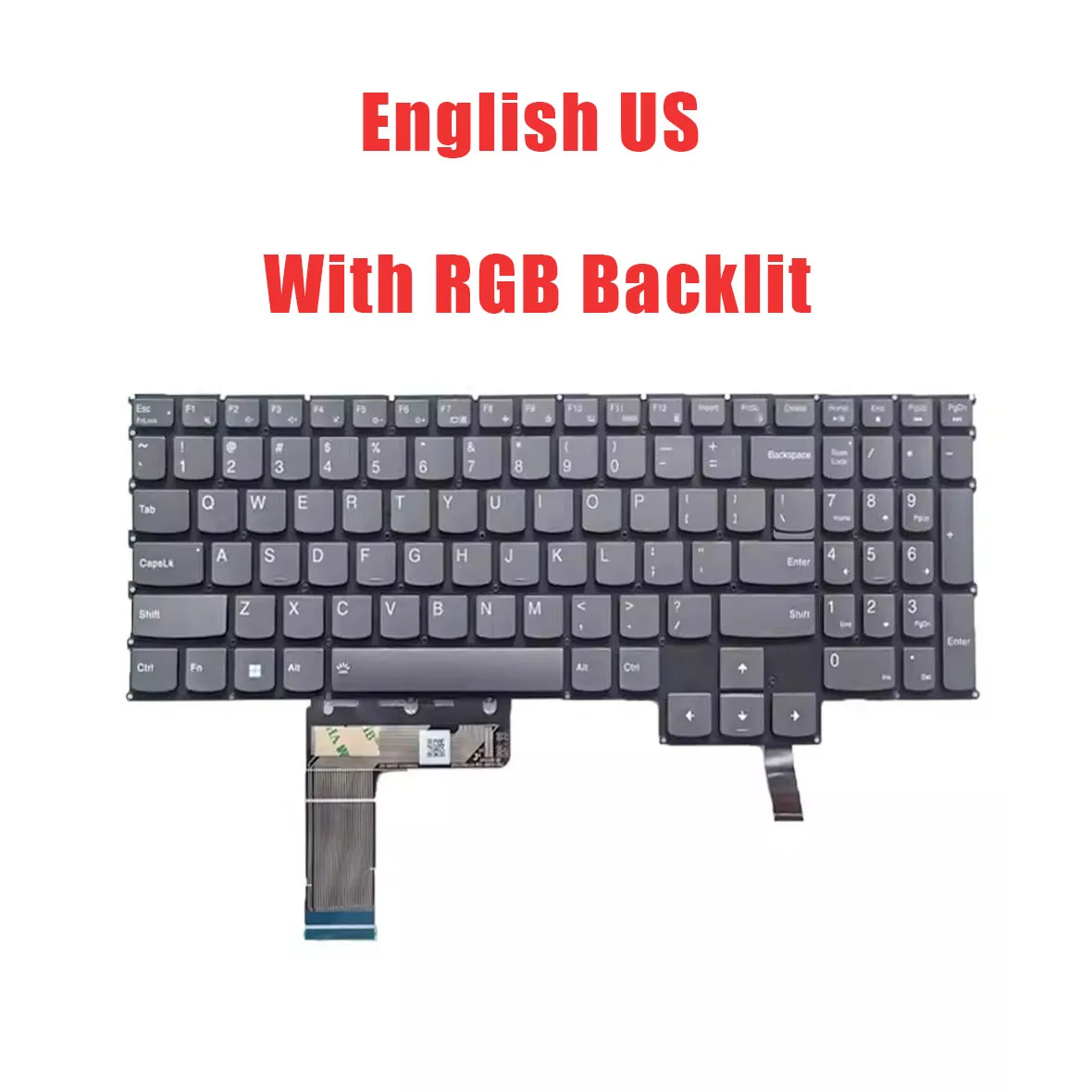 

Laptop Keyboard For Lenovo For LOQ 15APH8 For LOQ 15IRH8 82XV 82XT English US With RGB/White Backlit New