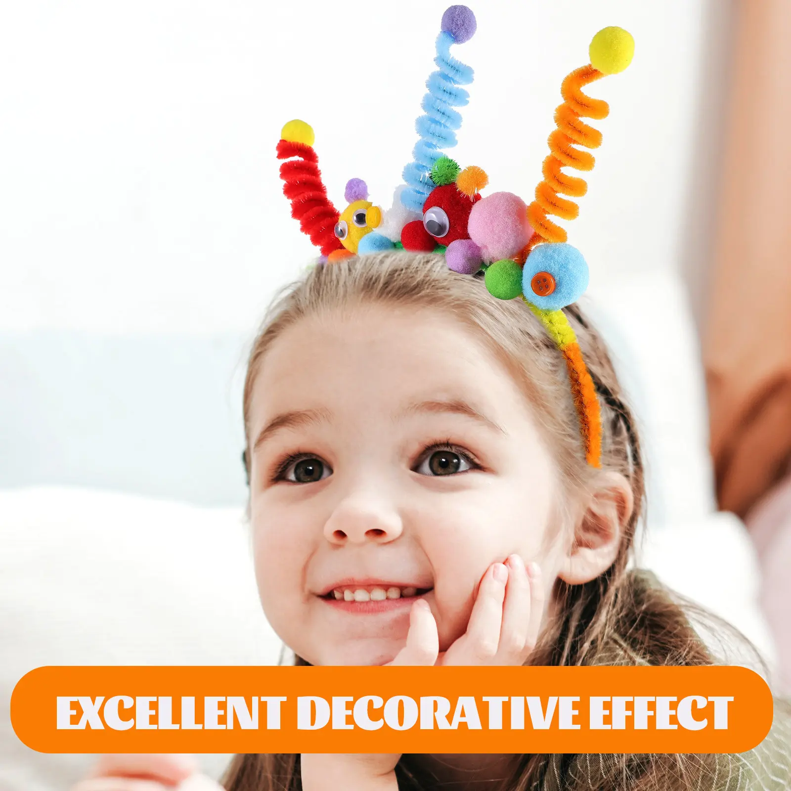 

2 шт. детские повязки на голову с мультяшными глазками, милые декоративные повязки для волос для маленьких девочек, реквизит для вечеринок и фотосессий, праздничные головные уборы, забавные аксессуары для детей