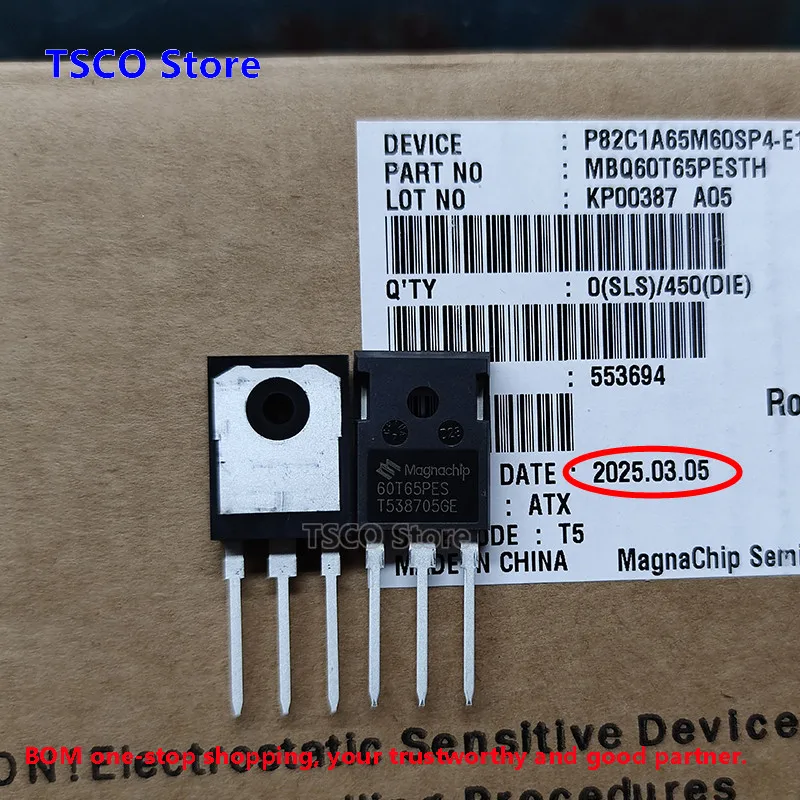 2023+  60T65PES MBQ60T65PES Poste de soudage 60A/650V 100%, original, 10 à 450 pièces