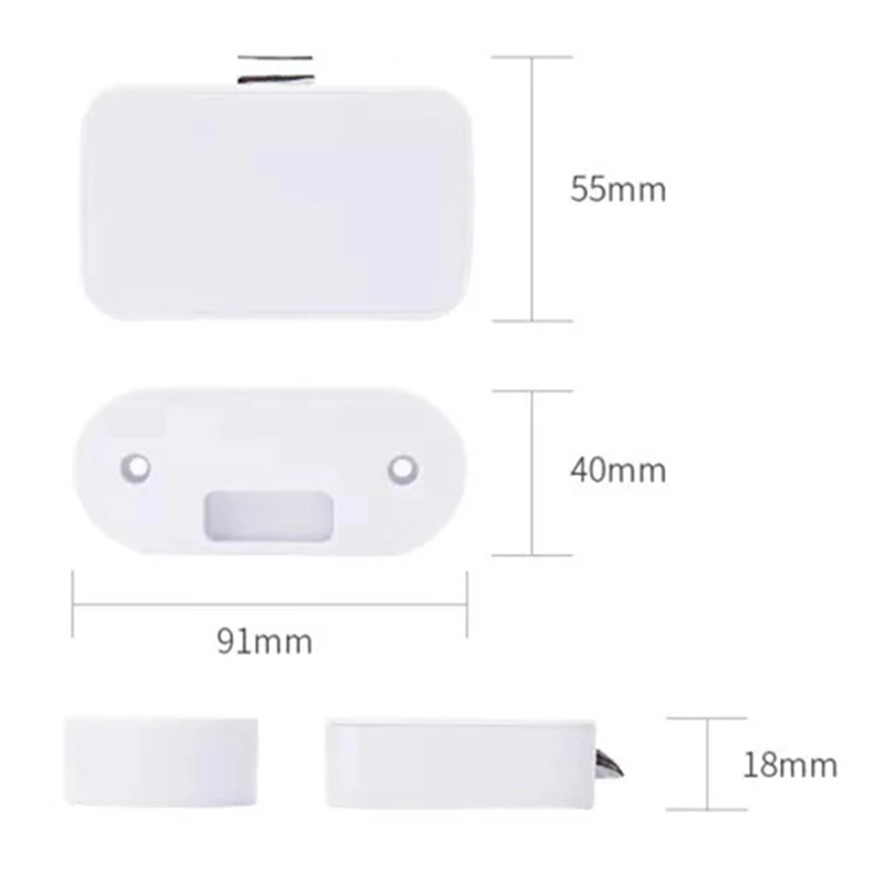 FULL-Tuya Smart Bluetooth APP Drawer Lock Free Hole Lock Invisible Lock Filing Cabinet Wardrobe Letter Box Lock