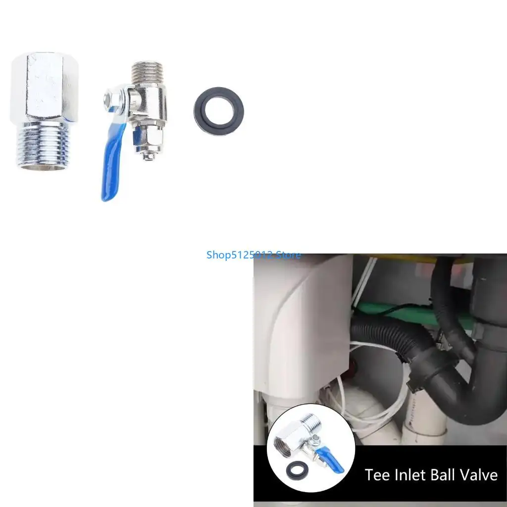 

G8TC Water Purifier Reverse Osmosis Inlet Ball for Valve Set BSP To 1/4" Tub