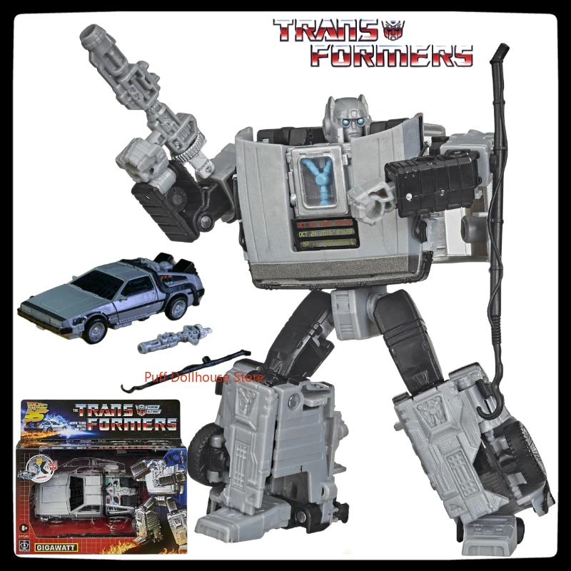 In stock Original Transformers G Linked Back to the Future Gigawatt Anime Character Action Figure Model Toy Gift Collection kaws