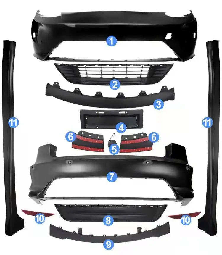 

Model 3 Body Kit Assassin Version for Tesla, High Quality PP Injection Bumpers Spoiler,side Skirts,car Accessories.