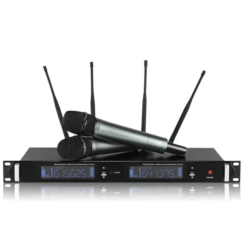 SKM3002D Professional Microfone Profissional Uhf Wireless Handheld Microphone for Karaoke Stage Church Micro Sans Fil Microfones