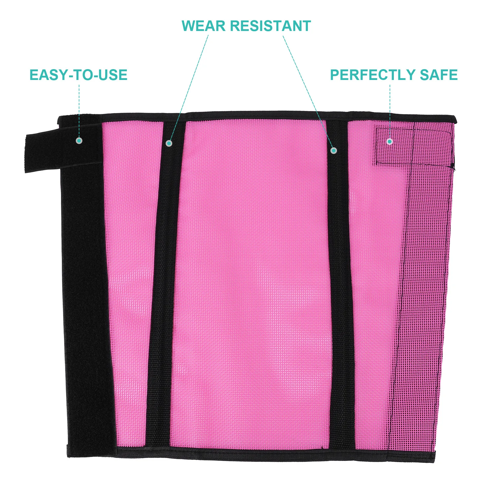 4 قطعة الغطاء الواقي لقدم الحصان تنفس شبكة الحصان الأحذية شبكة يطير الأحذية للحصان لمنع الذباب لدغة البعوض #5