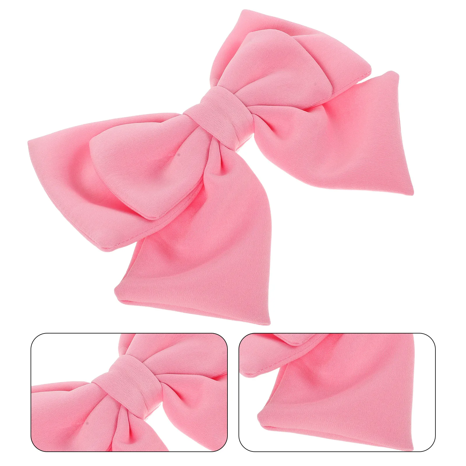 

Motorcycle Bow Decorative Removable Large Fabric Bowknot Pink Bow Accessories for Women Stylish Motorcycle Gear