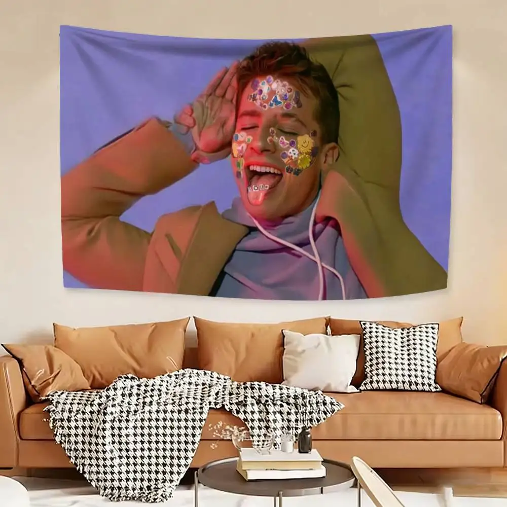 Singer C-Charlie puth Flag Digital Printing Banner for Garage Wall Out Door Decoration