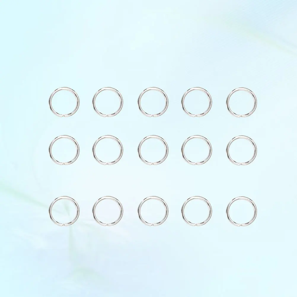 

200Pcs 6x5mm Anti-Erosion Split Rings for Keys Cards Crafts Jewelry Making Key Ring Bag Buckle Rings Key Chain Circle