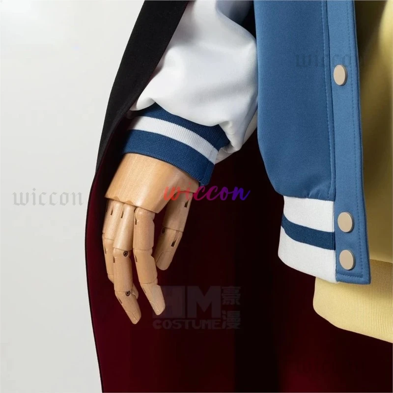 

Seiko Ayase Cosplay Cape with Wig Earrings Glasses Prop Outfit Halloween Party Uniform Customized for Women