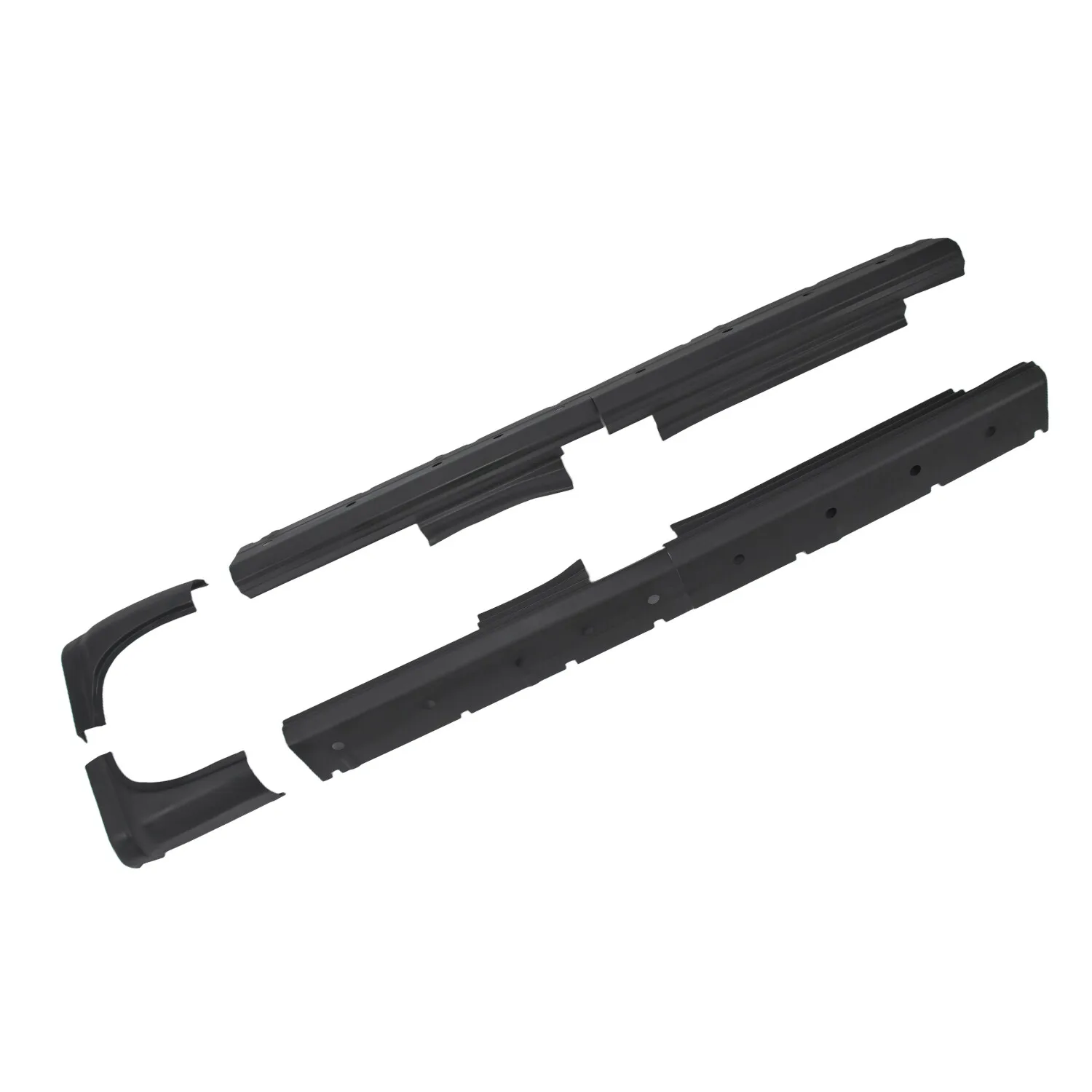 

2PCS Slip-on Rocker Panel Cab Corner Set for 2014-2018 Chevy GMC Pickup 4 Door