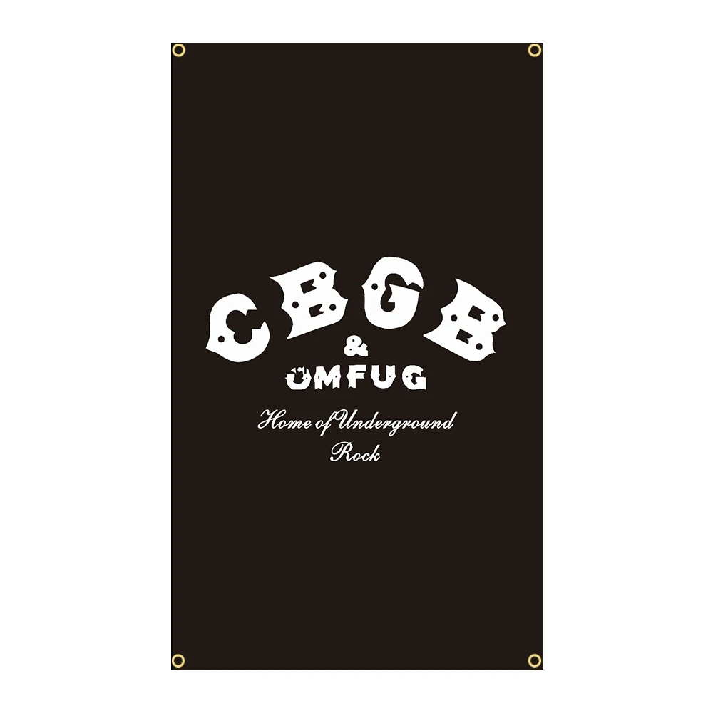 

90*150cm CBGB Omfug Home Of Underground Rock Flag