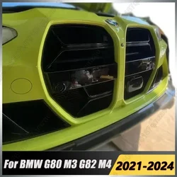 레이싱 그릴 2021 2022 2023 2024 BMW G80 G81 M3 G82 M4용 ABS 자동차 앞 범퍼 그릴 스타일 글로스 블랙 후드 그릴 (ACC 포함)