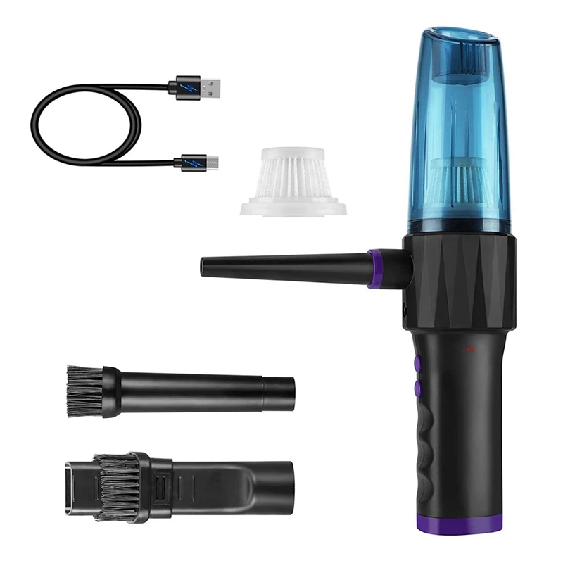 

Compressed Air Duster 2-In-1 Vacuum,10000Mah Rechargeable,8000Pa/60000RPM Replaces Compressed Air Cans For Car Duster