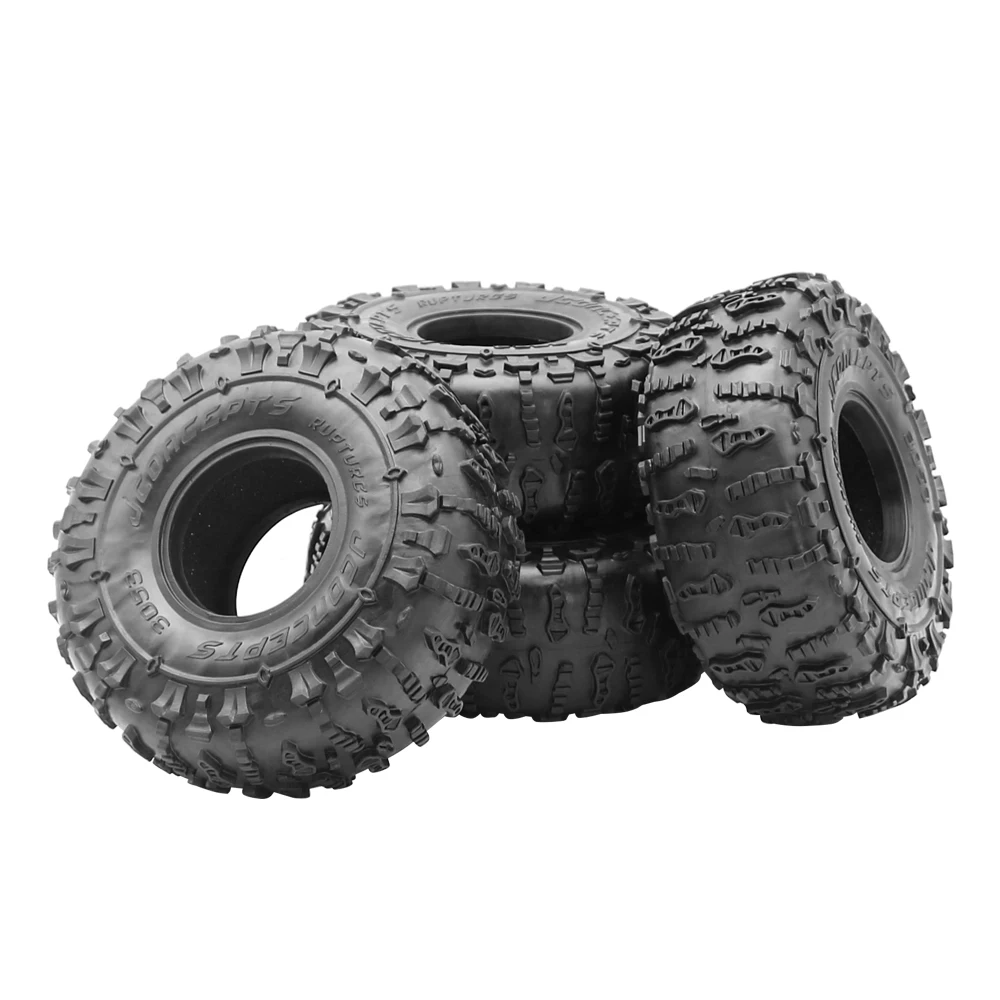 Wheel Tires 1.9 Inch Rubber Tyre 125X50MM for 1/10 RC Crawler TRX4 TRX6 Axial SCX10 AXI03007 90046 BRX10 WHEEL 90018