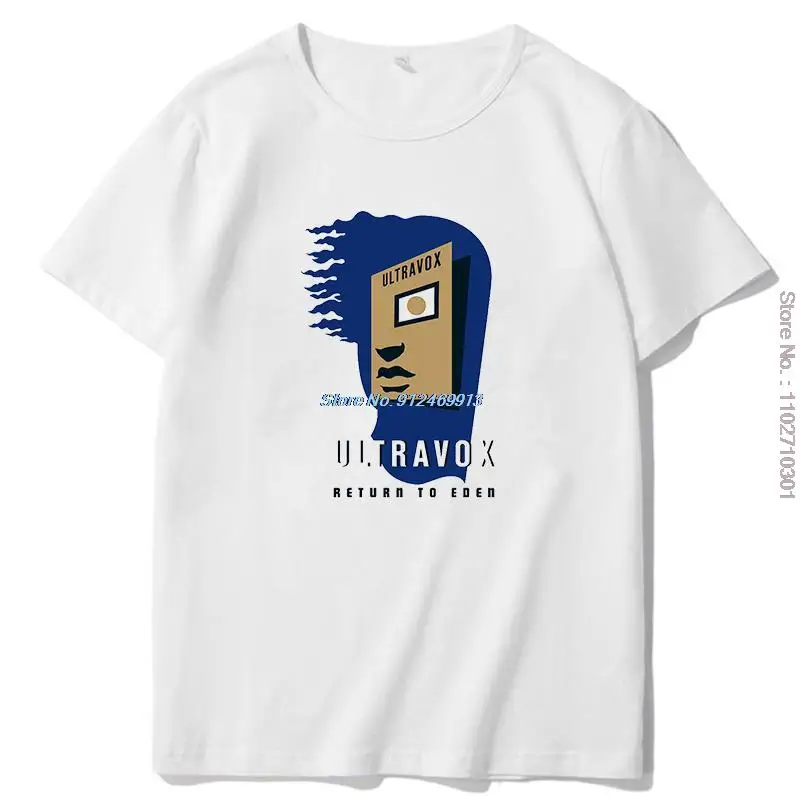 

2025 new model Ultravox Rage In Eden Graphic T Shirts Tees Tops Summer Cotton Short Sleeve T-Shirts New Shirts And T-Shirts Mens