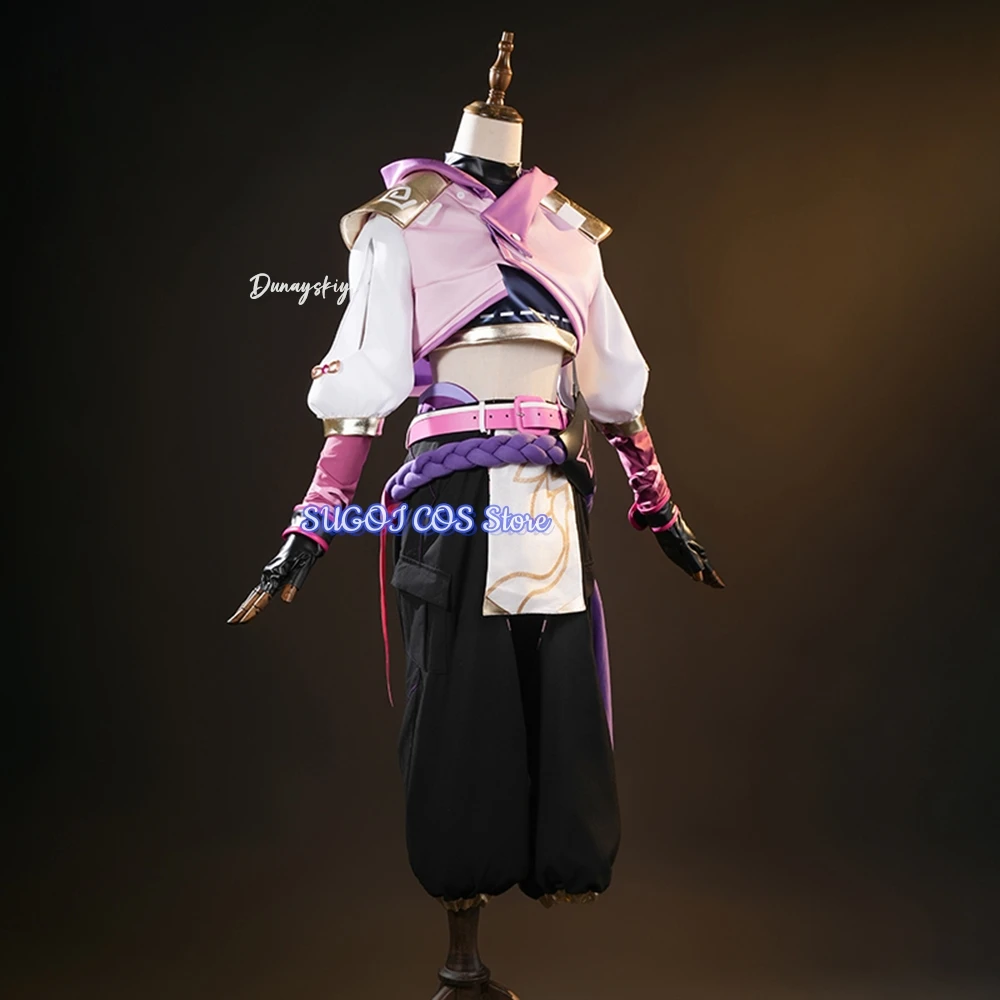 JettJett Mystbloom Cosplay Game VALORANT Costume Jett Cos Girls Game Dress Hair Uniforms Halloween Carnival Role-play Party Suit
