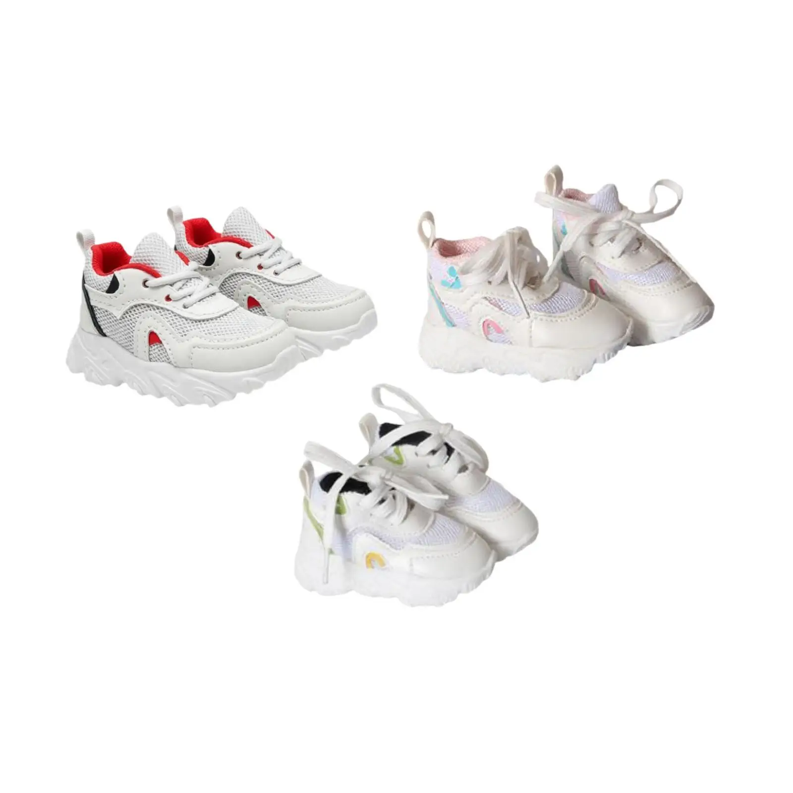 

1:3 Scale Doll Shoes, Doll Costume Accessories, Sneakers, Trendy Women Dress up for 24" Female Action Figure
