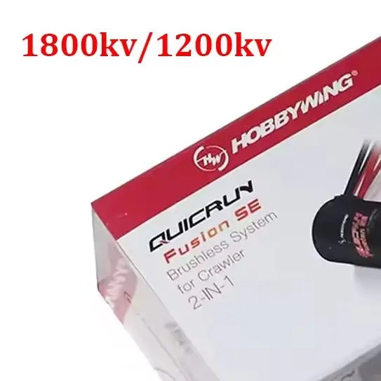 Hobbywing Quicrun Fusion SE 40A 1800kv 1200kv Combined Motor ESC for 1/10 1/8 Rc Model Car Crawler Accessories