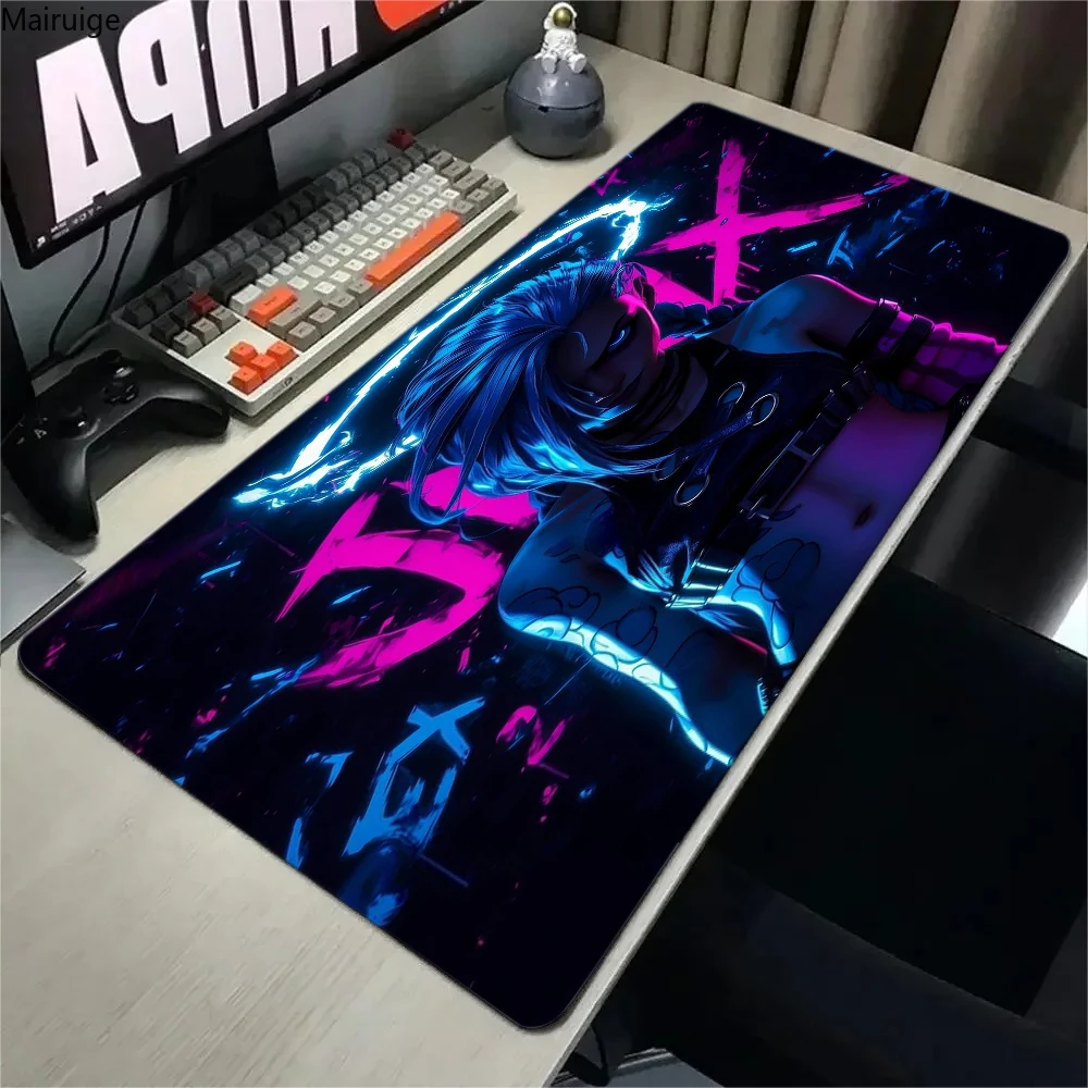 Arcane Jinx Mouse Pad Large Computer Pad PC Gamer Laptop Mouse Mat Laptop Keyboard Pad Office Anti-wrinkle anti-slip Desk Mat