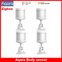 100% Original Aqara Smart Human Body Sensor ZigBee Wireless Connection Built In Light Intensity Sensors Work APP Control
