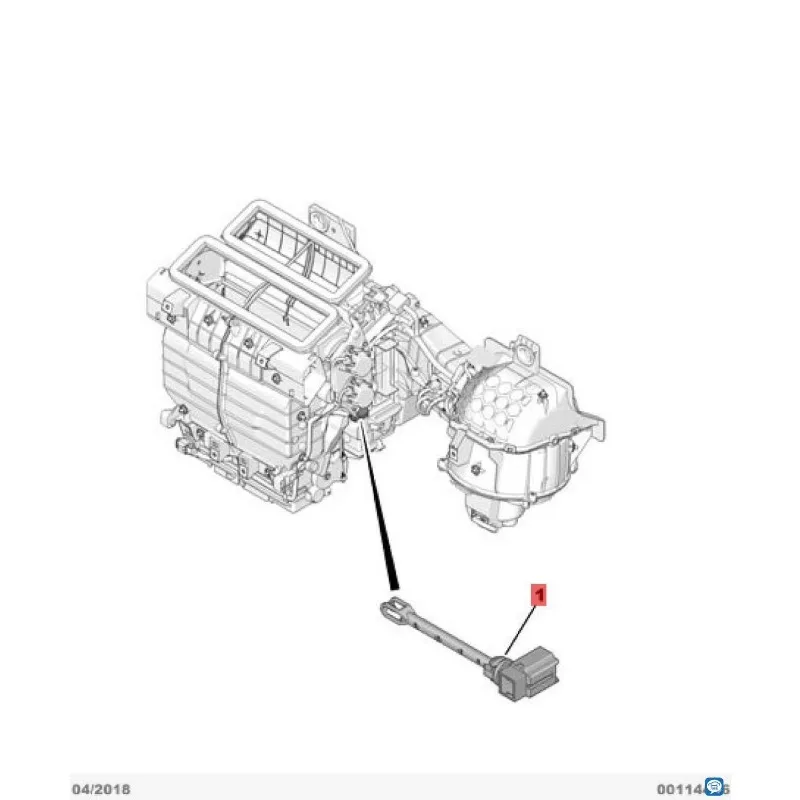 6445kp 6445hz For Peugeot 206 207 301 307 807 Expert Partner C4 Picasso Citroen C-elysee C5 Xsara Evaporation machine sensor